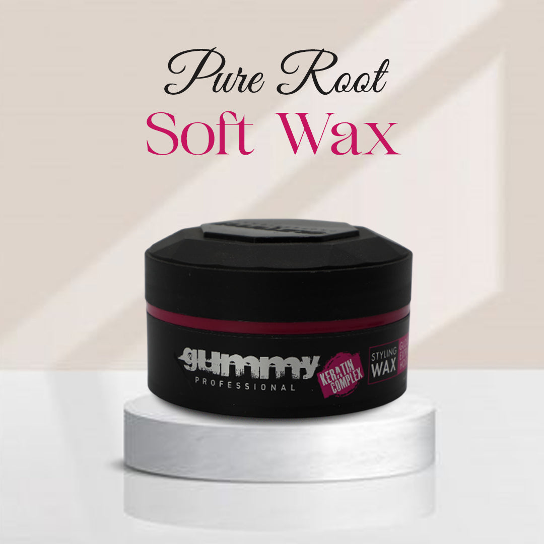 Gummy Professional - Hair Styling Wax Gloss Extra Hold (Pink) - Keratin Complex