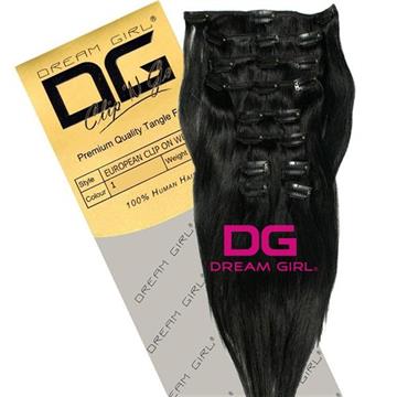 Dream Girl Clip On 18 Jet Black (1)