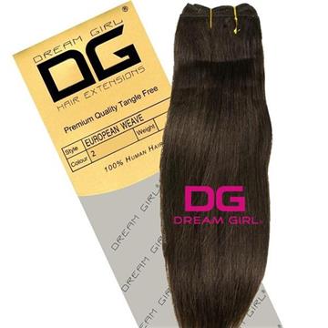 Dream Girl Gold Silky Straight 18 Darkest Brown (2)