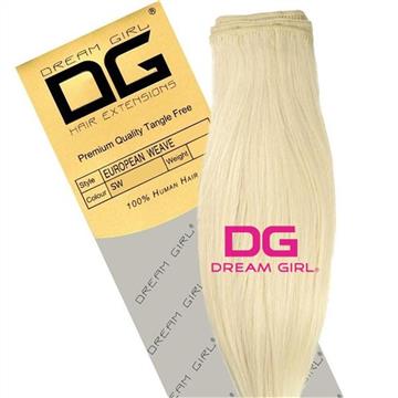 Dream Girl Gold Silky Straight 18 Snow White (SW)