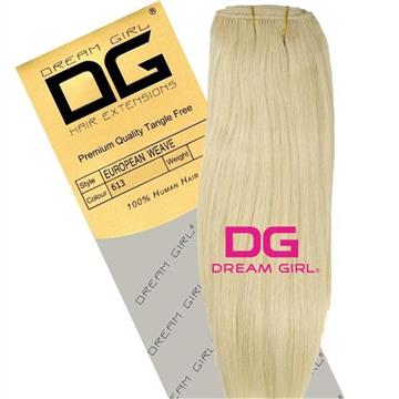 Dream Girl Gold Silky Straight 18 Lightest Blonde (613)
