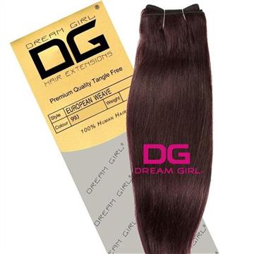 Dream Girl Gold Silky Straight 22 Dark Auburn (99J)