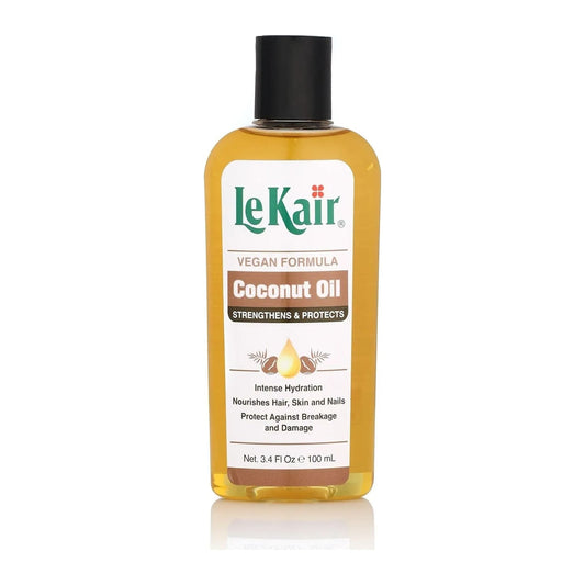 LeKair Vegan Formula Coconut Oil Hair, Skin & Nails 100ml/3.4oz
